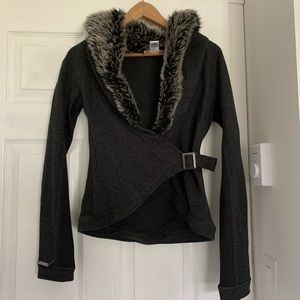 NWOT Parasuco Faux Fur Sweater